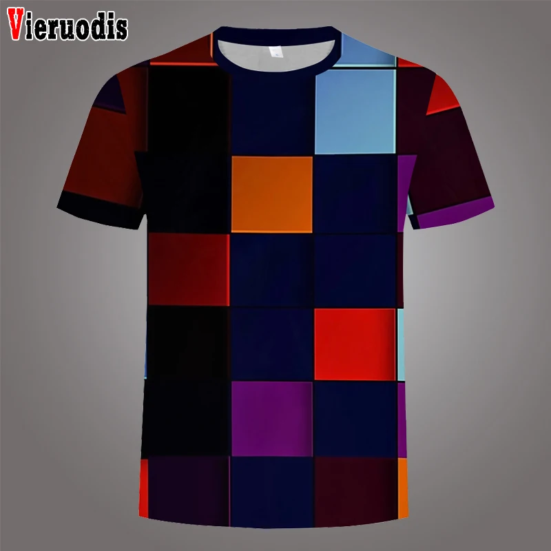 Мужская футболка с круглым вырезом модная забавная 3D принтом Phantom новая мужская