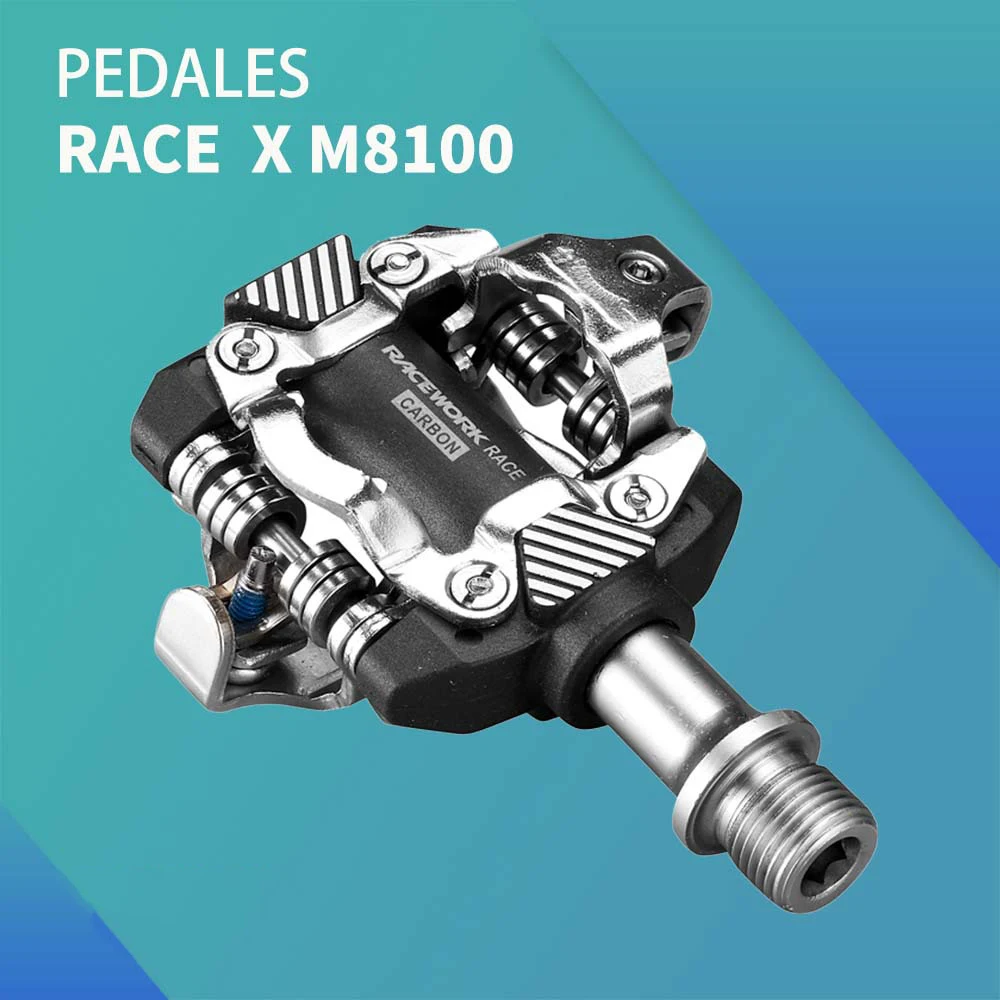 

Новая углеродная велосипедная самоблокирующаяся педаль M8100, сверхлегкие педали на подшипниках для горного велосипеда, велосипедные аксесс...