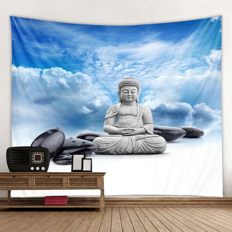 

Buddha Mandala Bohemian Wall Tapestry Art Deco Blanket Curtain Bedroom Living Room Decoration Boho Hippie