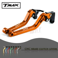 motorcycle brake handle bar lever cnc aluminum long adjustable brake clutch levers for yamaha tmax500 t max 500 2010 2011