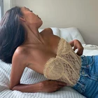 Женский кружевной сетчатый корсет в стиле пэчворк, топ, Майки-трубы, Прозрачная облегающая пикантная уличная одежда, весна-лето 2022, Клубная одежда для вечеринки