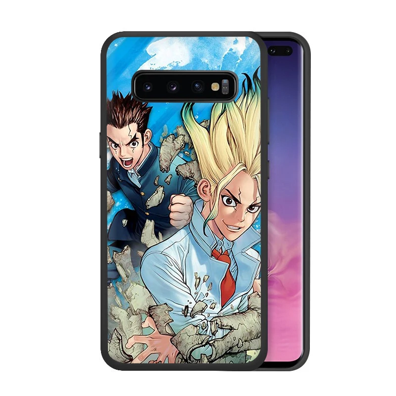 B4 EWAU Dr камень манга силиконовый чехол для телефона для samsung S6 S7 край S8 S9 S10 плюс S10e Note 8, 9, 10, M10 20 30 40 - Цвет: B4