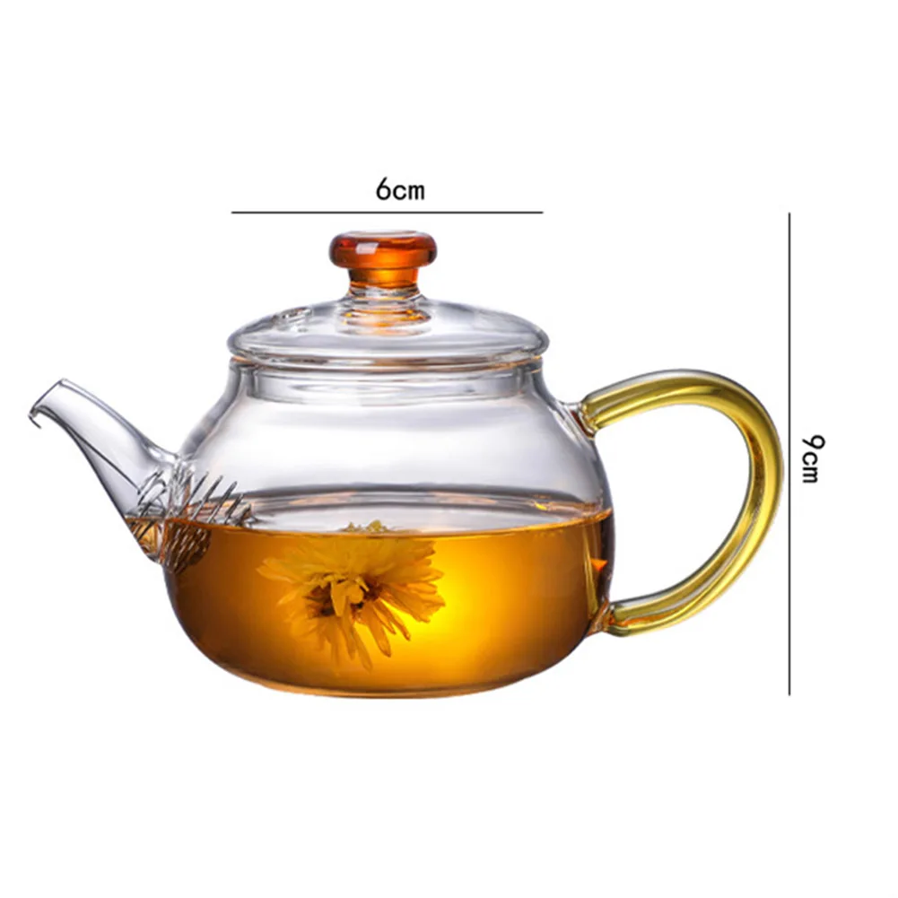 

High And Low Temperature Resistant Tea Set Handmade High Borosilicate Glass Teapot For Home Or Office Use Tea Set Accessories