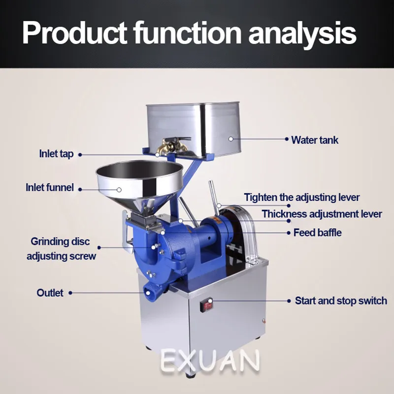 12/15 мукомольный станок Коммерческая большая оптовая продажа рисовая целая мука