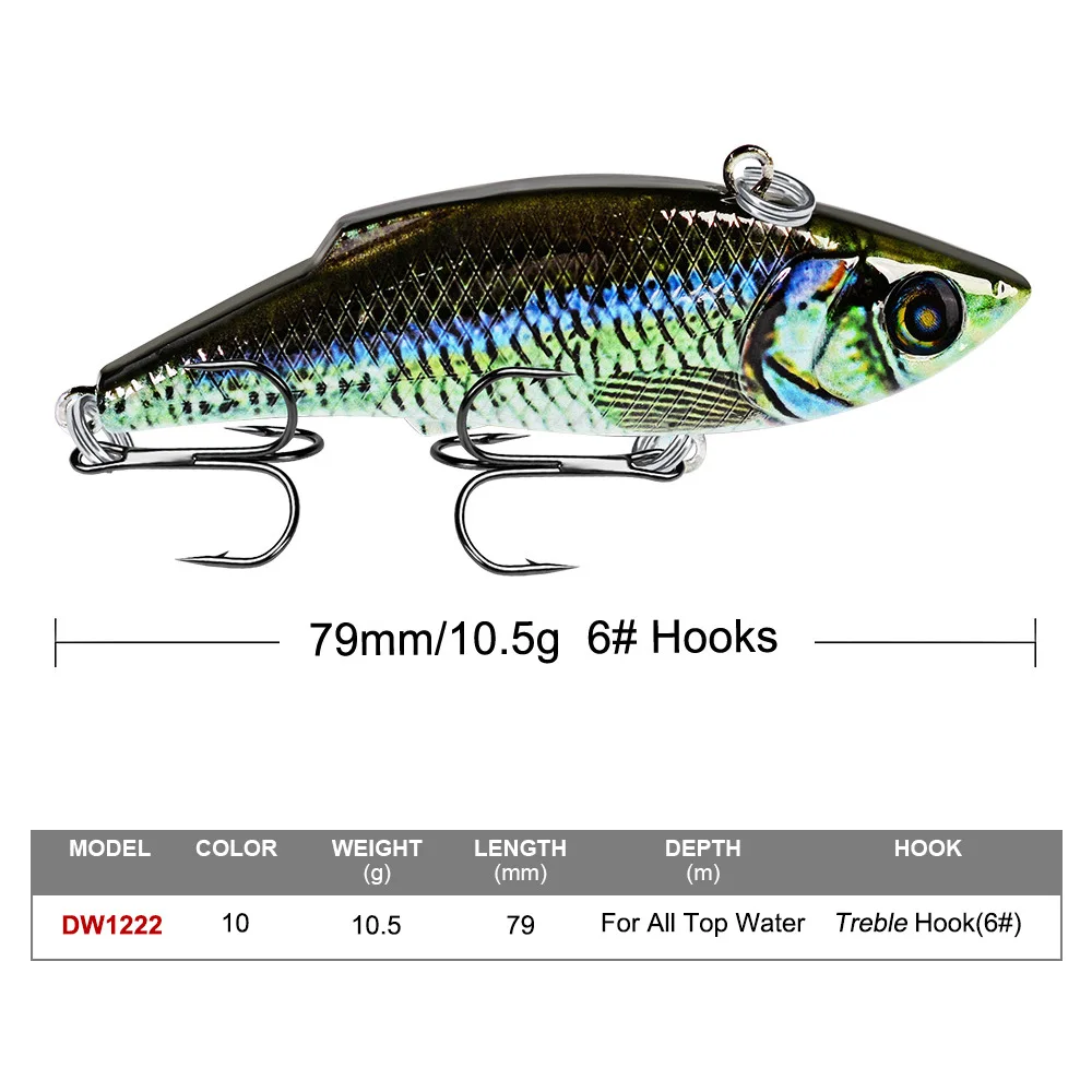 7 9 см 10 5 г Виб Приманка для рыбной ловли сильная вибрация жесткая приманка