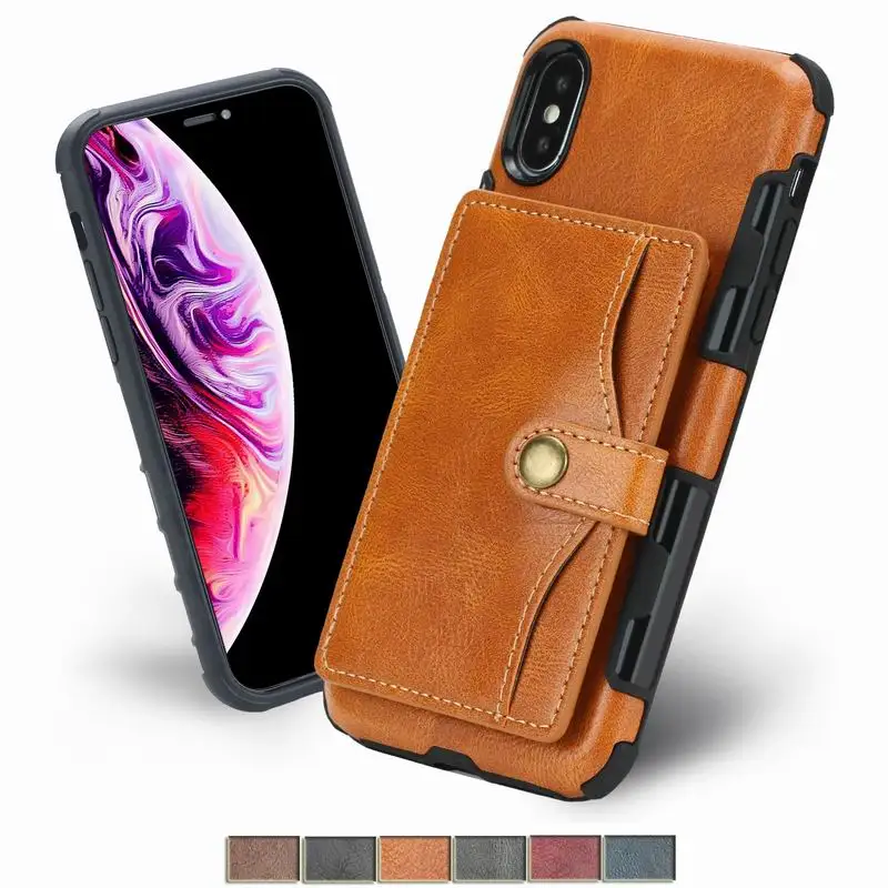 Винтажный Ретро Чехол кошелек из искусственной кожи с откидной крышкой для iphone 6