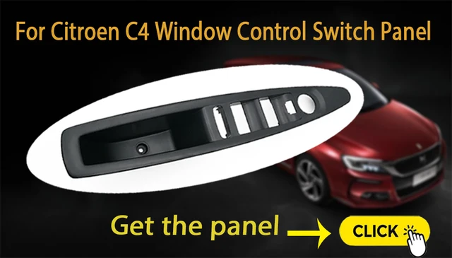 Power Fenster Control Schalter Fensterheber Schalter Taste Schaltereinheit  Für Citroen C4 2004 - 2010 Auto Zubehör