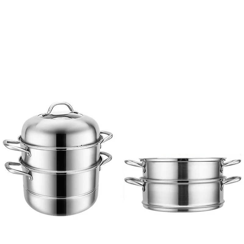 

Steamer Double Stainless Steel Cooker Milk Pot Multi-function Kitchen Pot Instant Pot Pot of Soup Kitchen Pots Pots and Pans