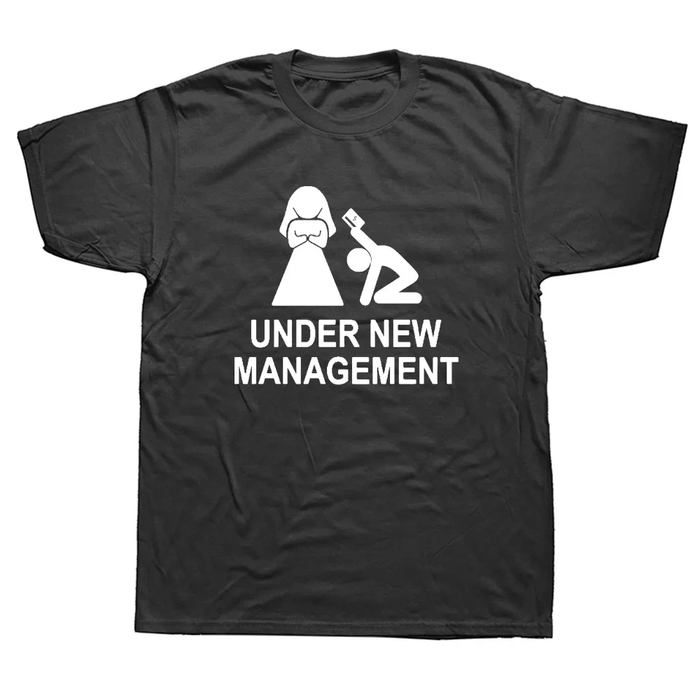 Под новым руководством Мужская футболка для мальчишника на свадьбу жениха Новая