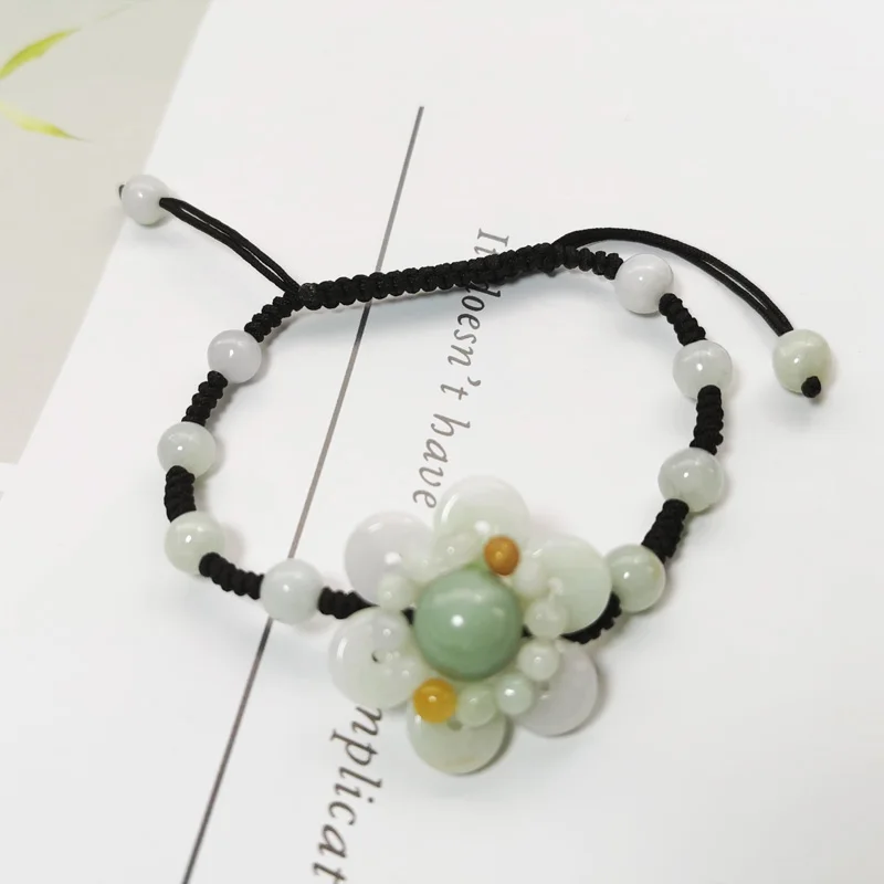 Jadery классический цветочный ювелирный набор для женщин ручной работы натуральный