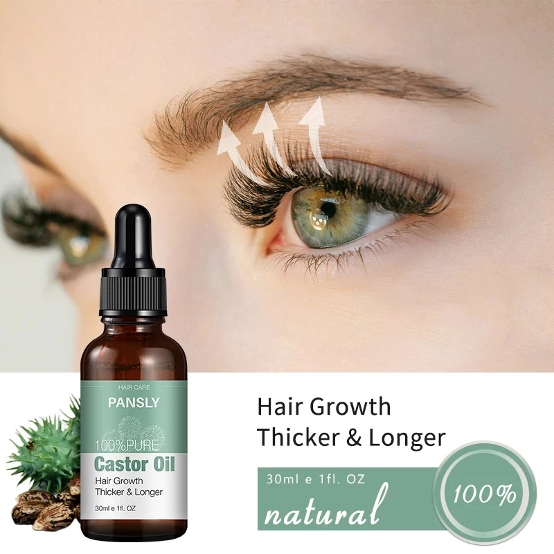 

PANSLY 30ML Castor oil eyelash grower 100% Pure Eye Serum