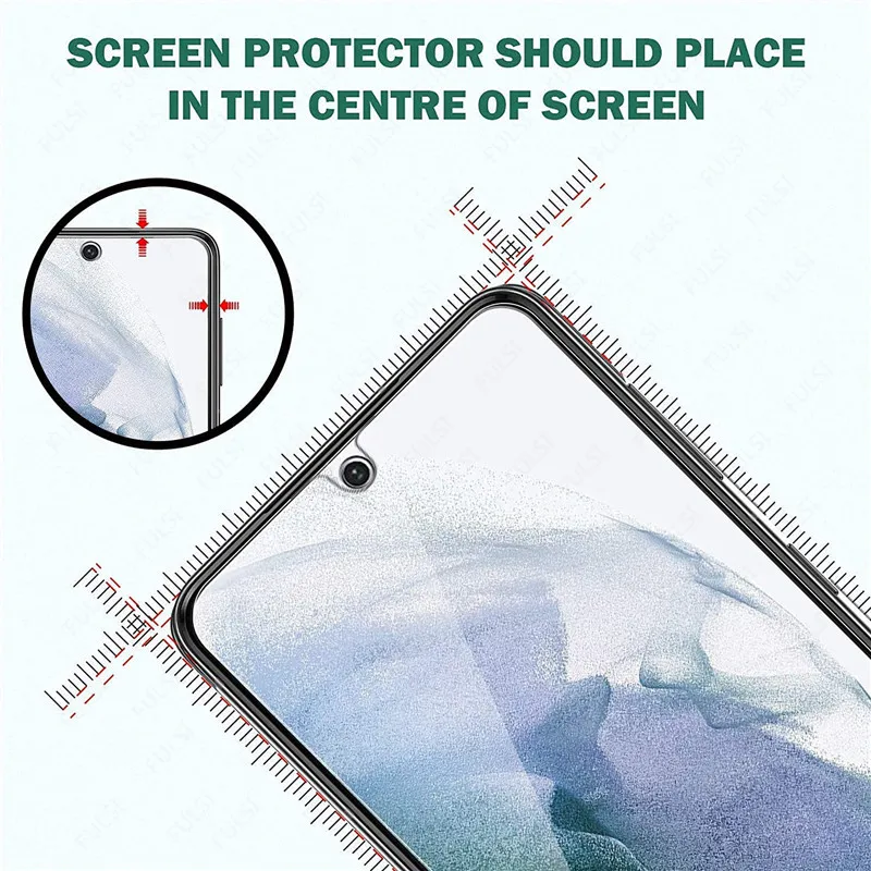 2PCS 0.18mm Full Cover Tempered Glass On the For Samsung S21 S22 Plus S20 FE Screen Protector S21Plus S20FE | Мобильные телефоны и