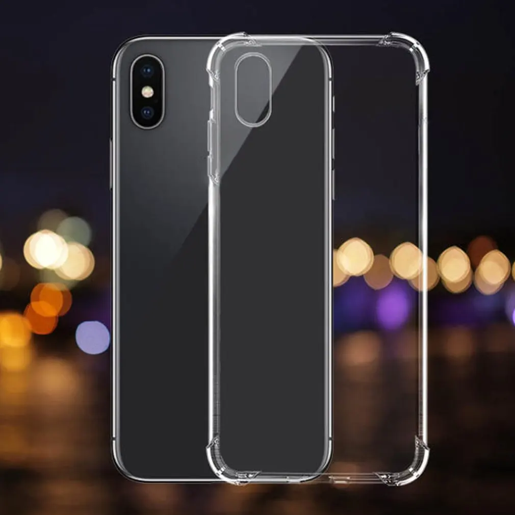

Four-corner airbag Shockproof New Phone Case For iPhone 11 Pro Max 8 7 6 6S Plus For X XS XR XS Max Clear protection Back Cover