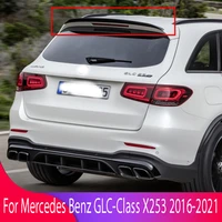 16 21 abs car rear roof spoiler window wing splitter trim for mercedes benz x253x 253 glc class 2016 2017 2018 2019 2020 2021