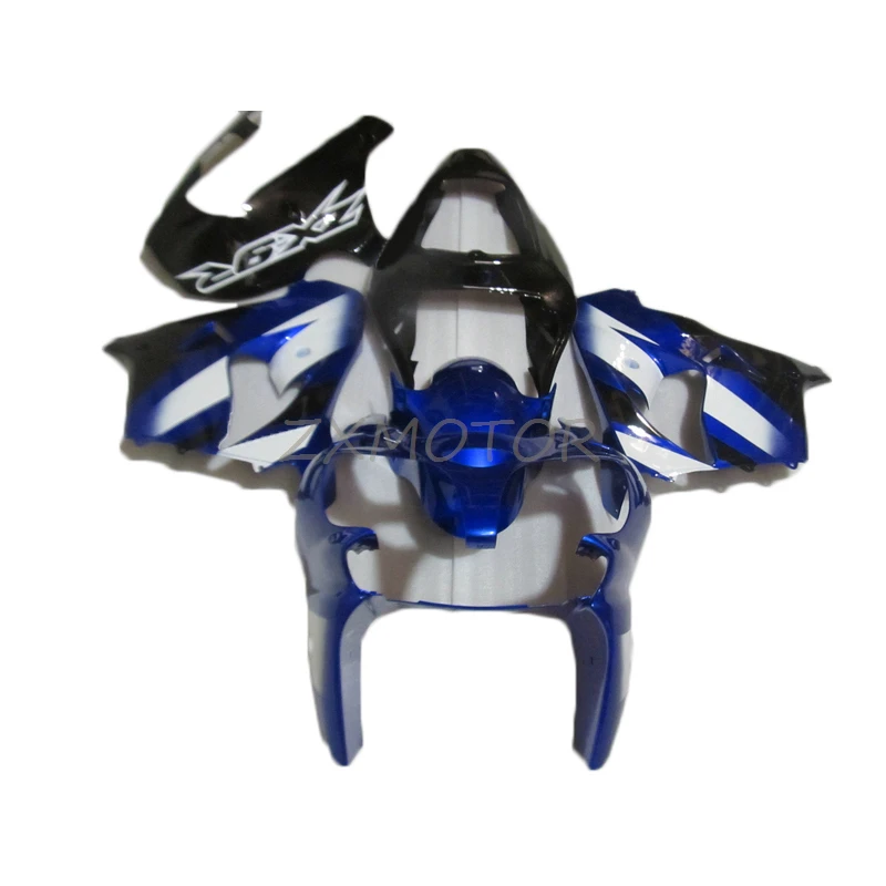 

Blue Black White fairings kits 100% Fit For Kawasaki Ninja ZX9R 2002 200 Aftermarket Fairing zx9r 02 03 Injection Bodywork IO65