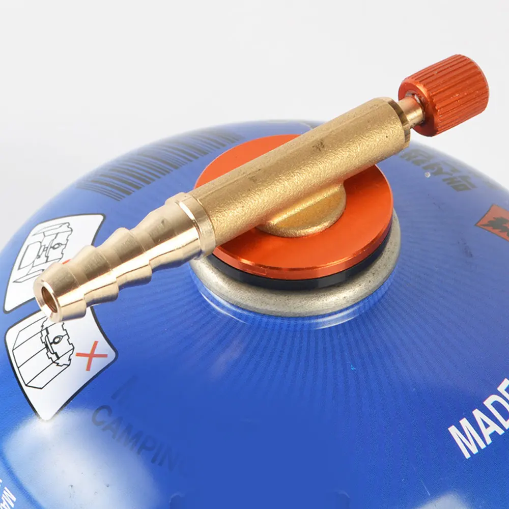 

Mini Portable Burners Switching Valve Lightweight Safety Stove Gas Refill Adapter For Outdoor Camping Barbecue Accessories