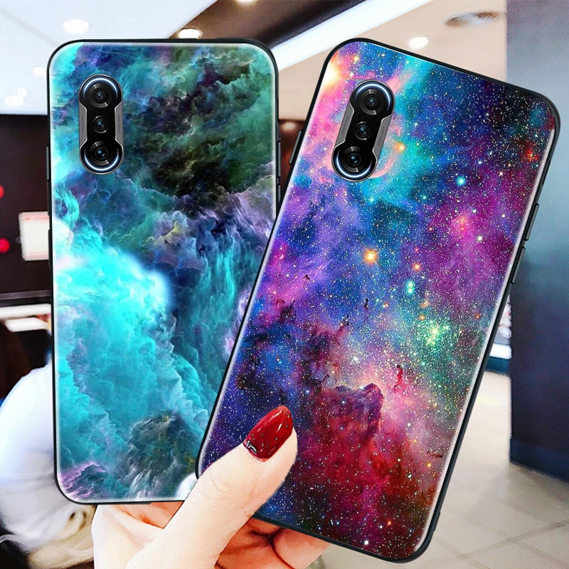 

Phone Case For Xiaomi POCO X3 Pro NFC F3 GT M3 For GT Beautiful Starry Sky Carcasa Coque Funda Back Cover