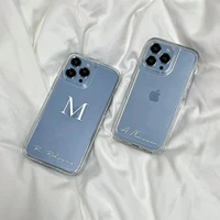 Personalize Name photo Clear Impact Crush Case For iphone Pro Max Plus Max cases Heavy protection Cover Hot