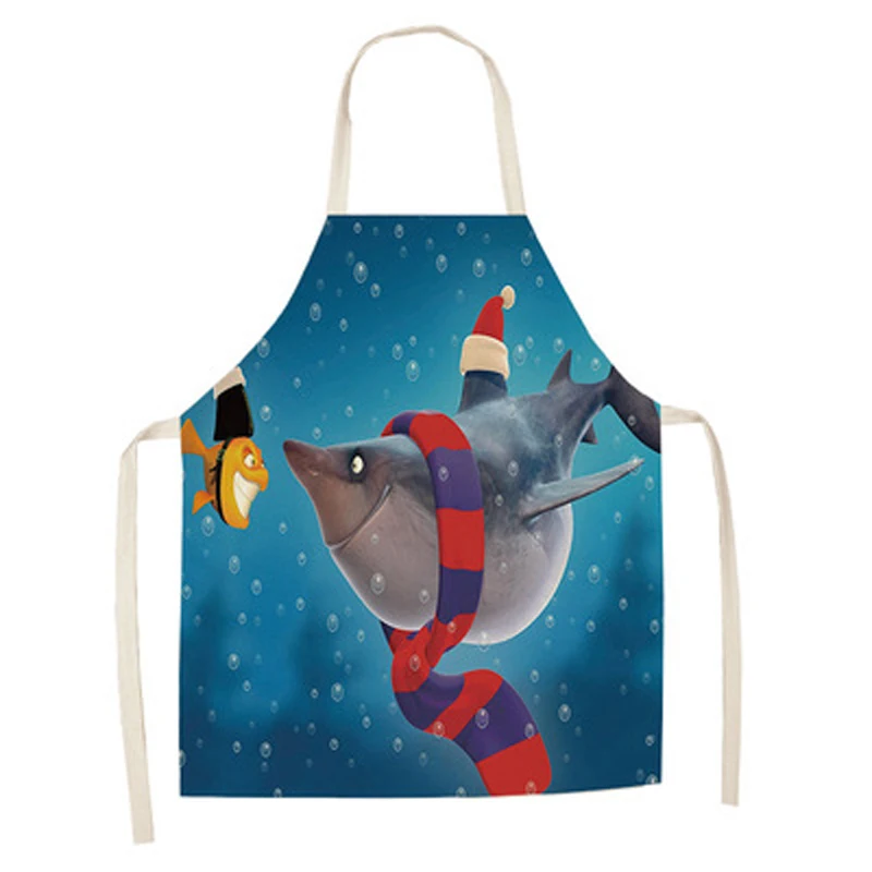 Рождественские фартуки Санта-Клаус для женщин и мужчин |