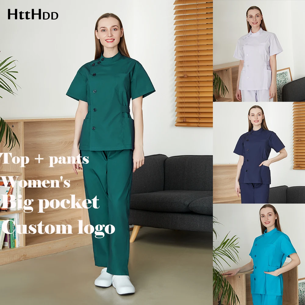 

Slim/comfortable with shoulder buckle nurse accessory set solid color big pocket high quality wholesale price gorro enfermera