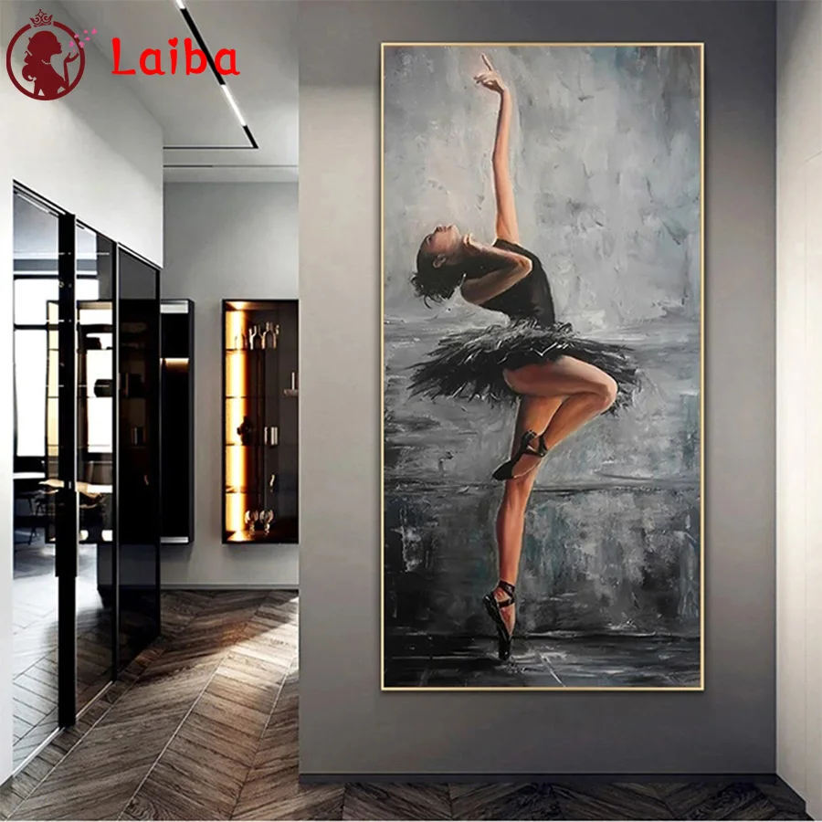 

5D DIY Diamond Embroidery Hot selling home art, dancing woman Full Kits Needlework Diamond Painting Cross Stitch Decor For Home
