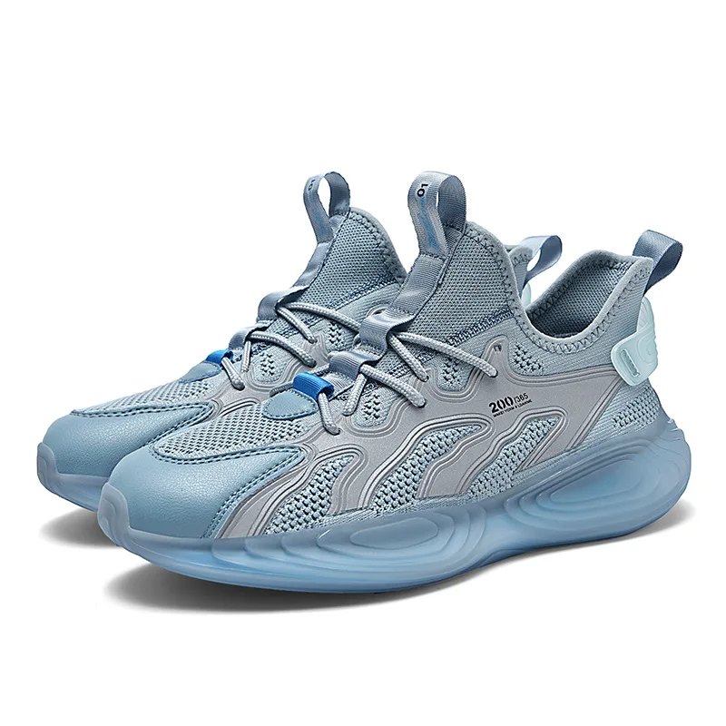 

New Arrival Mens Designer Shoes Blue Black Fashion Running Shoes Men Luxury Brand Sports Footwear For Man Light Weight Trainers