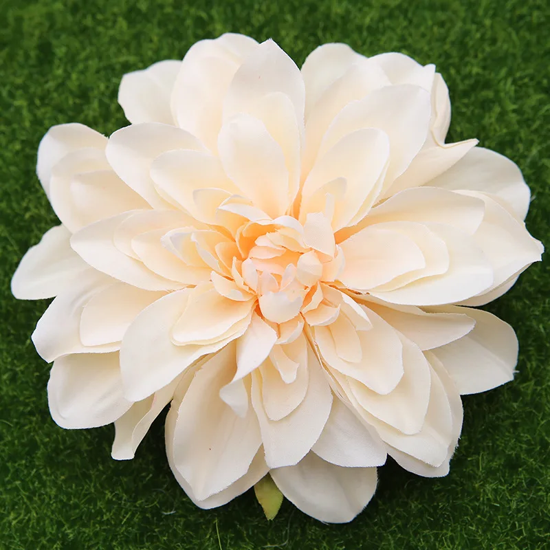 

14cm 9 colors Simulation Dahlia head wedding celebration decoration Home Display Artificial Decorations Flowers