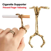 snake cigarette holder ring metal finger clip for women men elegant smoking prevent finger yellowing weed accessories gift