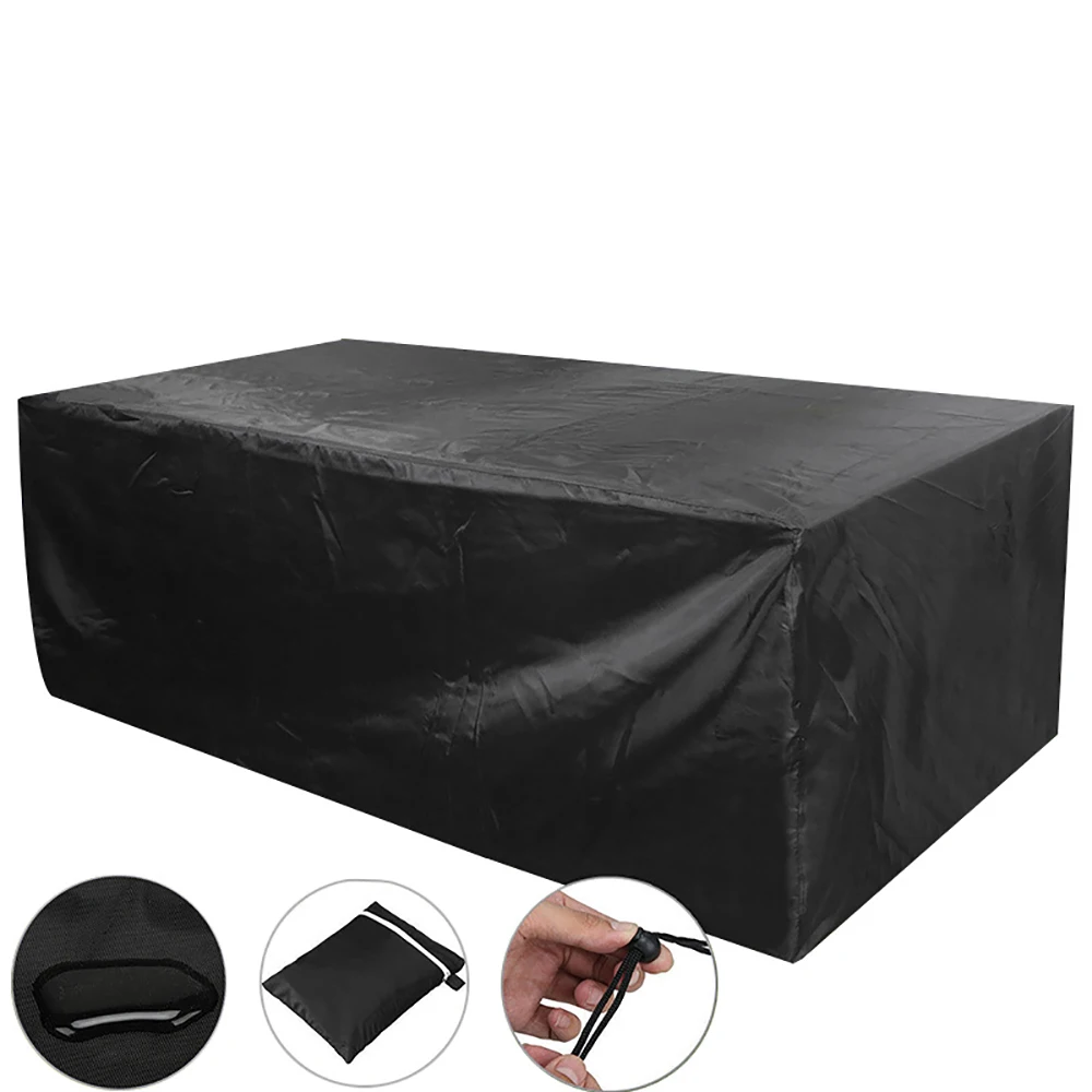 Водонепроницаемый чехол на стол патио из полиэстера универсальный комплект