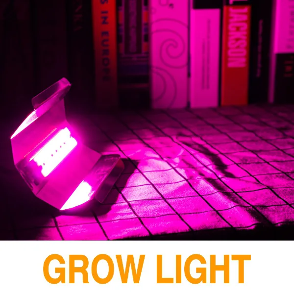 Grow Light 10 шт. светодиодный светильник 30 Вт 50 Вт 80 Вт 220 В COB светодиодный светильник для выращивания чип полный спектр для DIY прожектор светильник Точечный светильник для роста растений - Испускаемый цвет: Grow Light