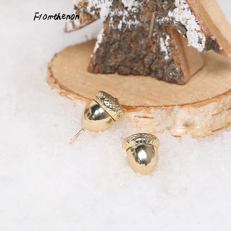 Рождественская форма желудя металлическая кнопка для пальцев пробковая доска