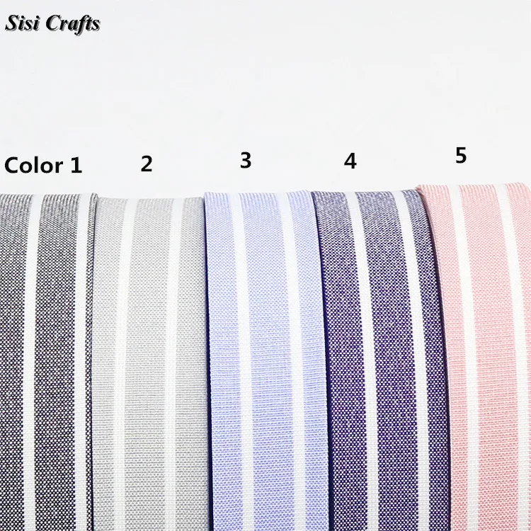 Хлопковая лента для рукоделия Сиси качественная полосатая корсажная 10 25 40 мм