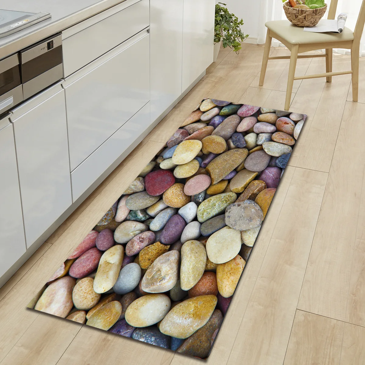 

Cobblestone Series Floor Mat Absorption Easy Cleaning Entrance Doormat Floor Carpet For Living Room Balcony Carpet Mat Rug