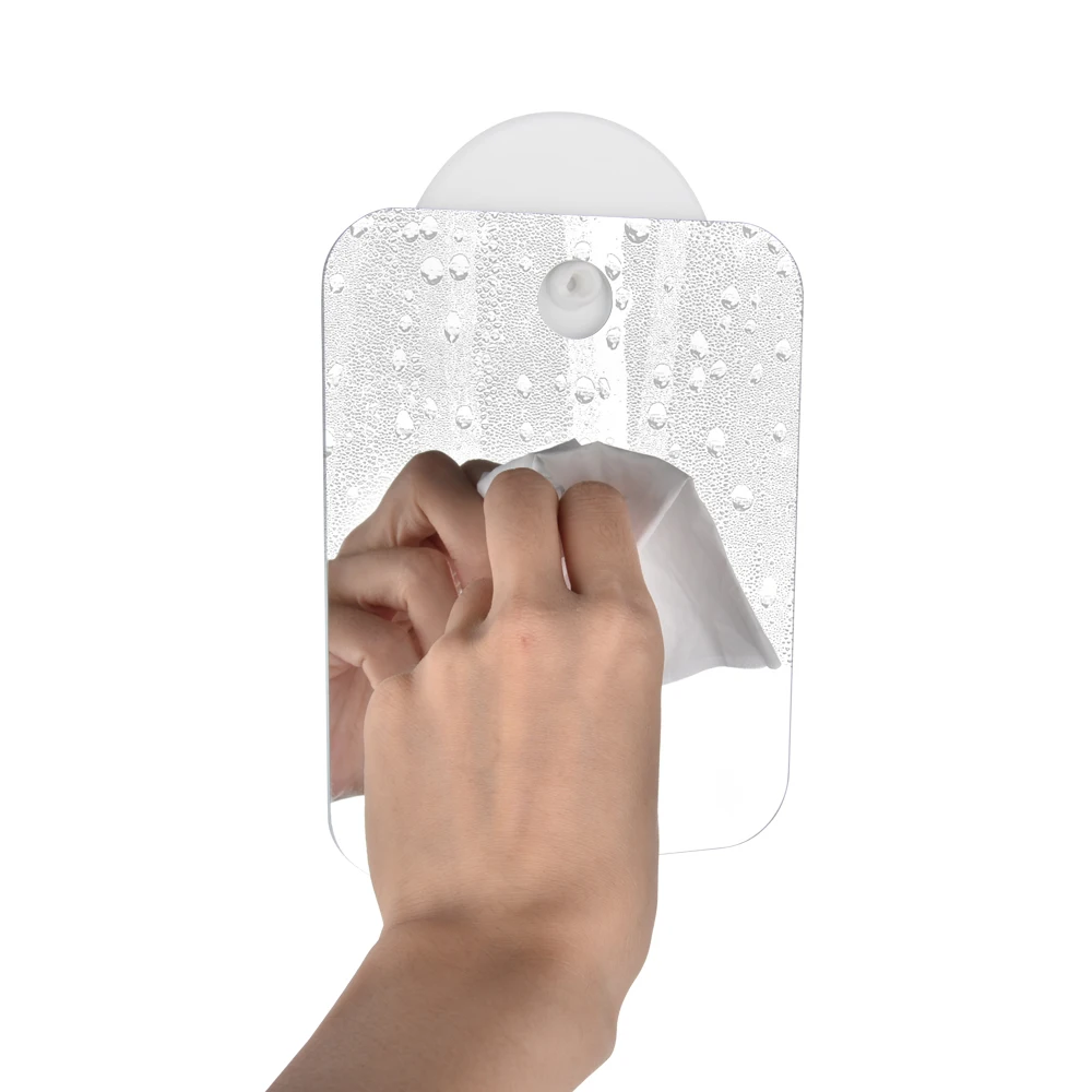 Противотуманное зеркало для душа 13*17 см макияжа в ванную комнату противотуманное