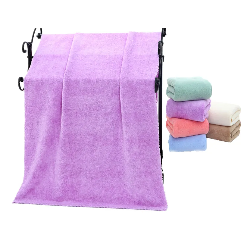 

High Quality Large Microfiber Bath Towel for Women Baby Men Children Gym Men's Bathrobe Towel Set Free Shipping 70cm*140cm