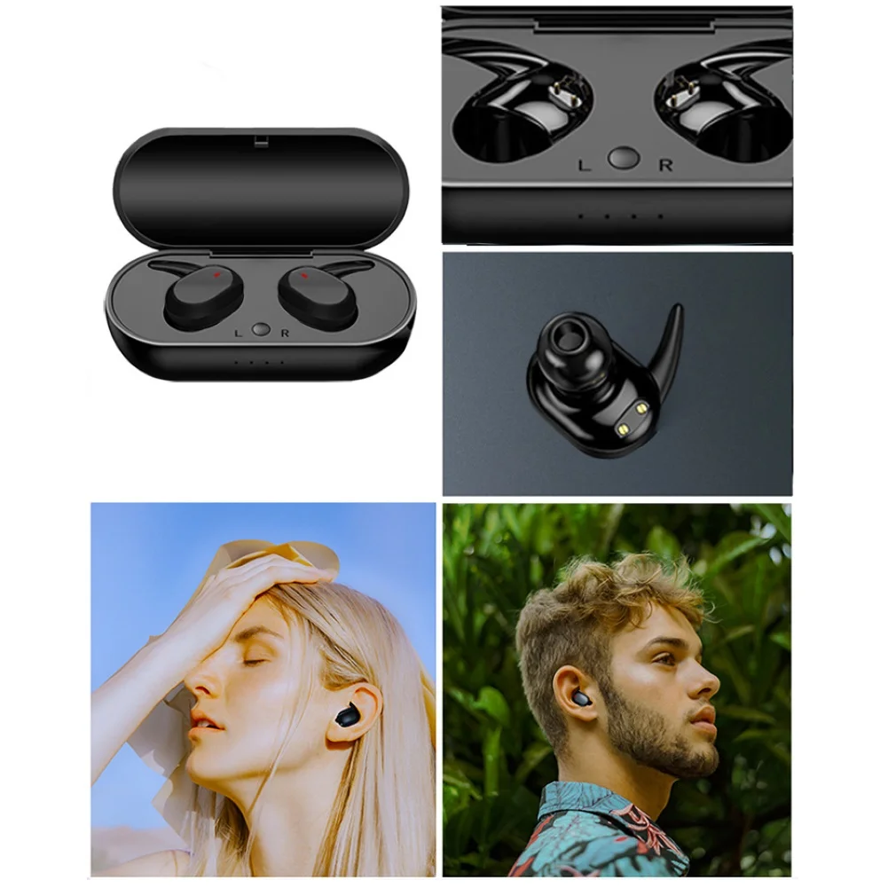 

Y30 TWS Wireless Headphones Stereo HiFi Bluetooth 5.0 Earphone Gaming Headset Charging Box earbuds for Android & iOS