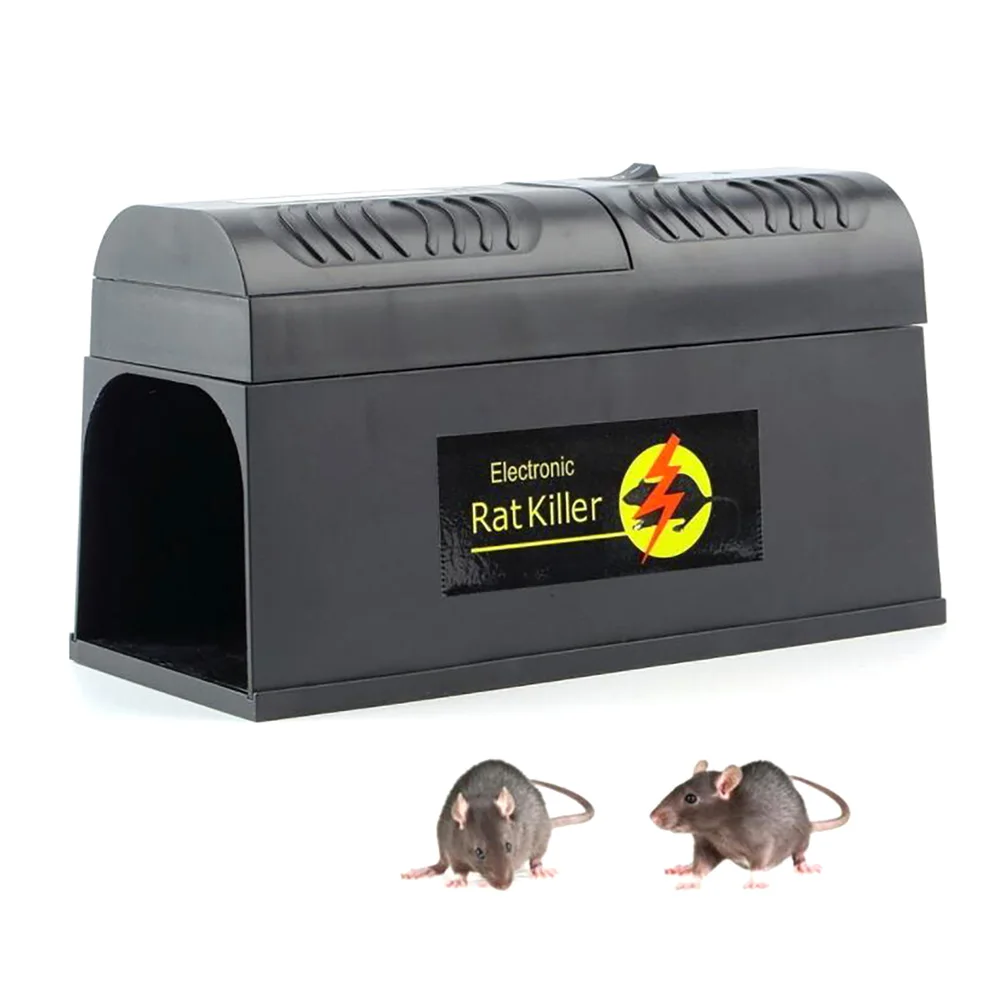 

Reusable Electric Rat Mouse Traps Mousetrap Killer Mice Rodent Catching Catcher Hige Voltage Animal Pest Control Killing Trap