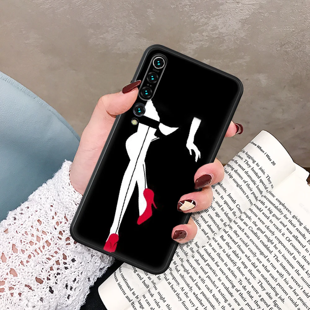 

ashion Vogue magazine art pattern luxury Phone Case For Xiaomi Mi Note 10 A3 9 MAX 3 A2 8 9 Lite Pro Ultra black Shell Painting