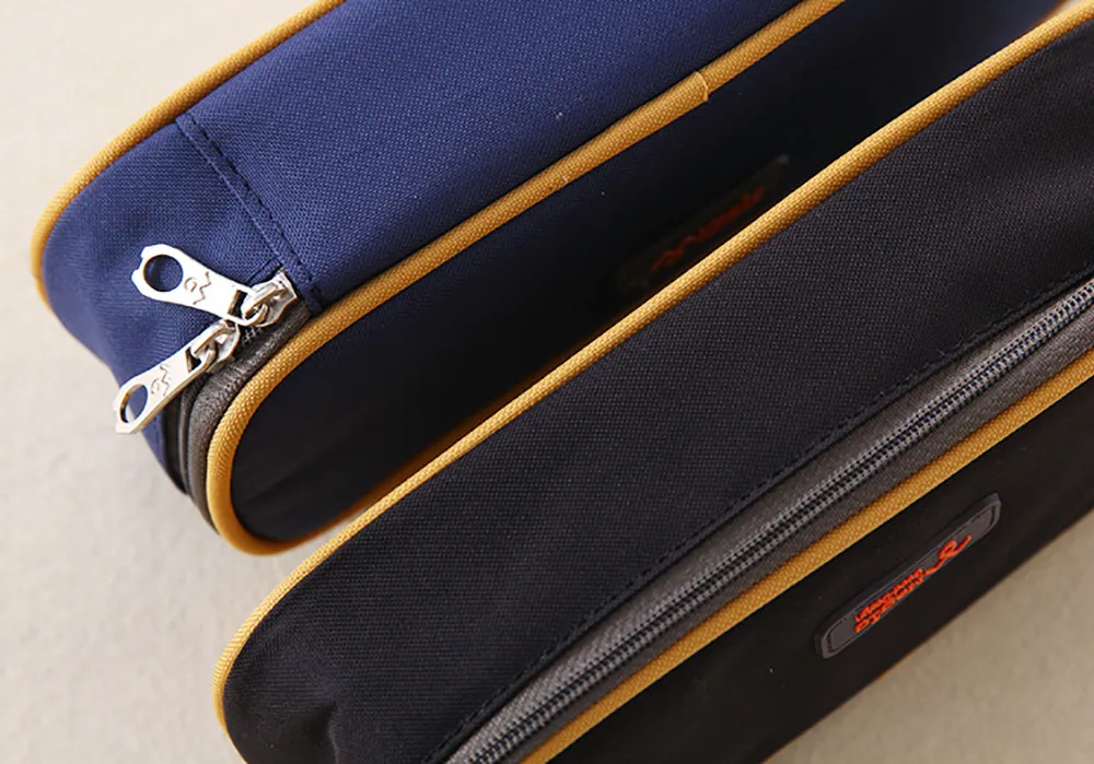 20# Trousse Scolaire большая емкость многофункциональная холщовая пенал сумка-Органайзер для хранения пенал Trousse Scolaire Stylo