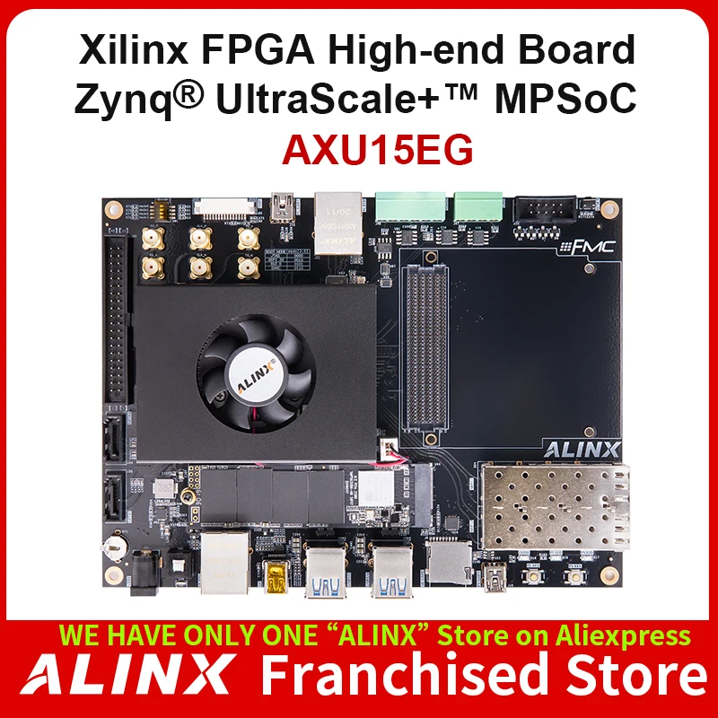ALINX AXU15EG: Xilinx Zynq UltraScale + MPSoC ZU15EG FPGA Board FMC HPC | Компьютеры и офис