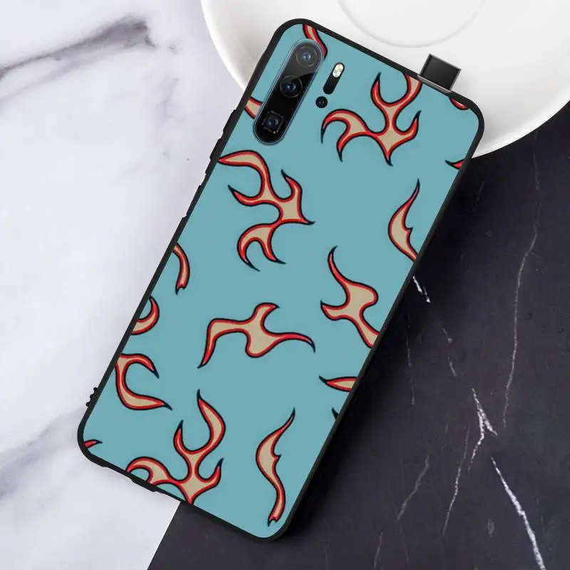 

Fashion flame Colorful sparks Phone Case For Huawei honor Mate P 10 20 30 40 Pro 10i 9 10 20 8 x Lite