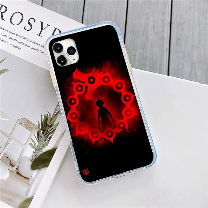 

Seven Deadly japanese anime Phone Case for iPhone 11 12 pro XS MAX 8 7 6 6S Plus X 5S SE 2020 XR mini high quality capa