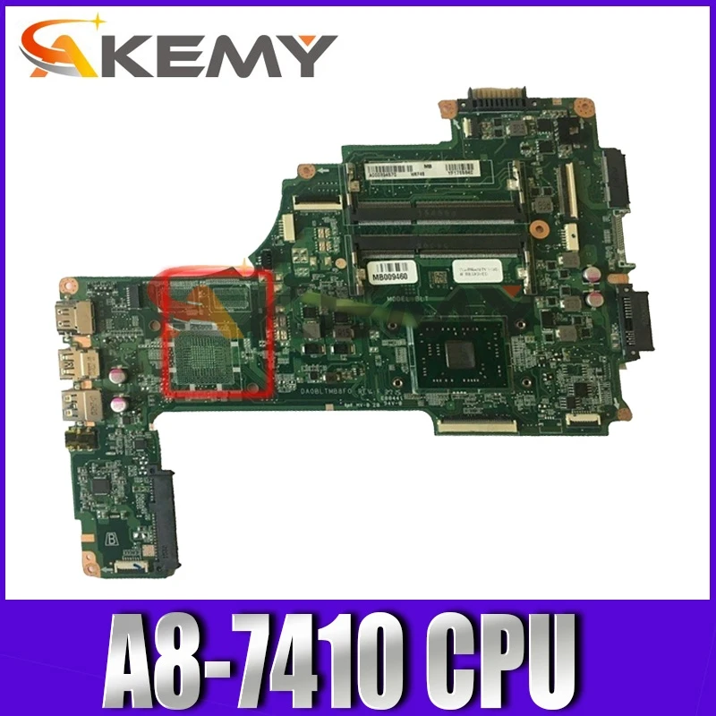 

AKEMY A000391440 DA0BLTMB8F0 материнская плата для toshiba satellite C55DT C55DT-C Материнская плата ноутбука A8-7410 2,2 ГГц процессор протестированы