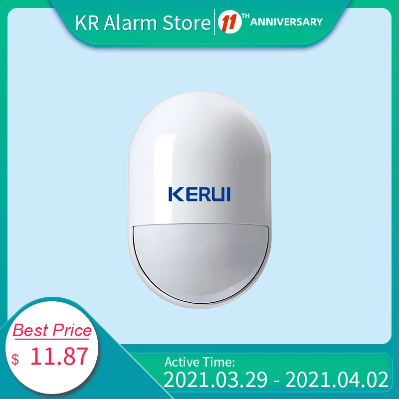 KERUI P829 Беспроводной пассивный инфракрасный датчик движения для GSM домашняя