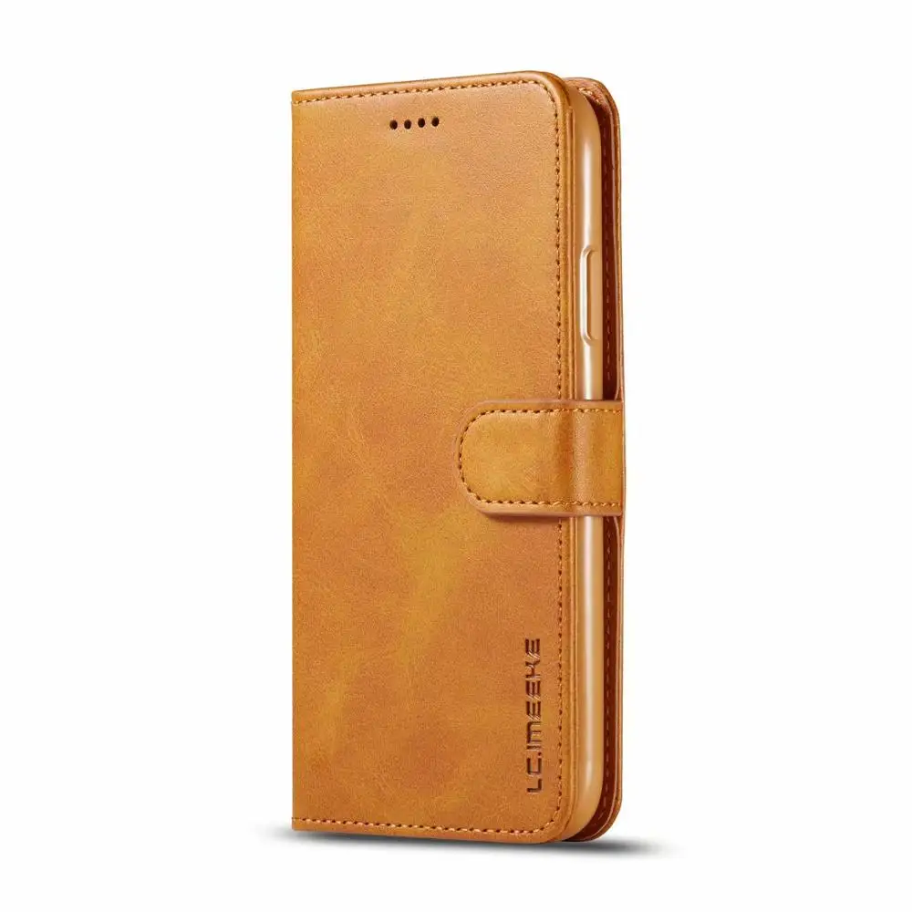 Для iphone11promax Чехол кожаный Винтажный чехол для телефона Funda для iphoneexr чехол флип чехол для iphone11 кошелек чехол для iPhone XS - Цвет: Yellow