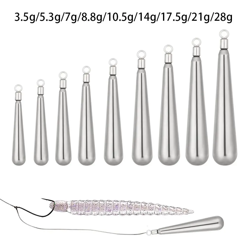 

Tungsten Sinkers 35g-28g Additional Weight Quick Release Casting Weights Fishing Fall Sinker Hook Connector Line Sinkers