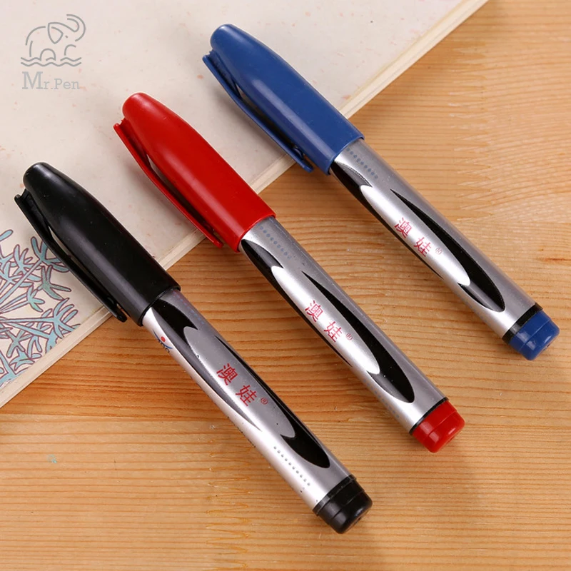 Маркеры перманентные водостойкие черные и красные 10 шт./компл.|Маркеры-краски| |