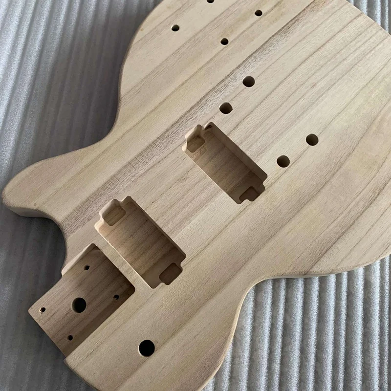 unfinished handgefertigten gitarre körper candlenut holz elektrische gitarre körper gitarre barrel ersatz teile free global shipping