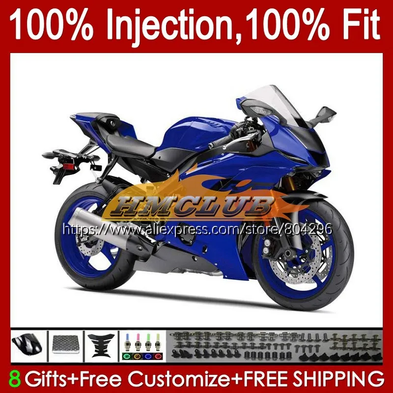 

OEM Injection For YAMAHA YZF R6 YZFR6 YZF 600 R 6 17 64No.29 YZF-600 YZF-R6 17 18 19 YZF600 2017 2018 Stock blue 2019 Fairing
