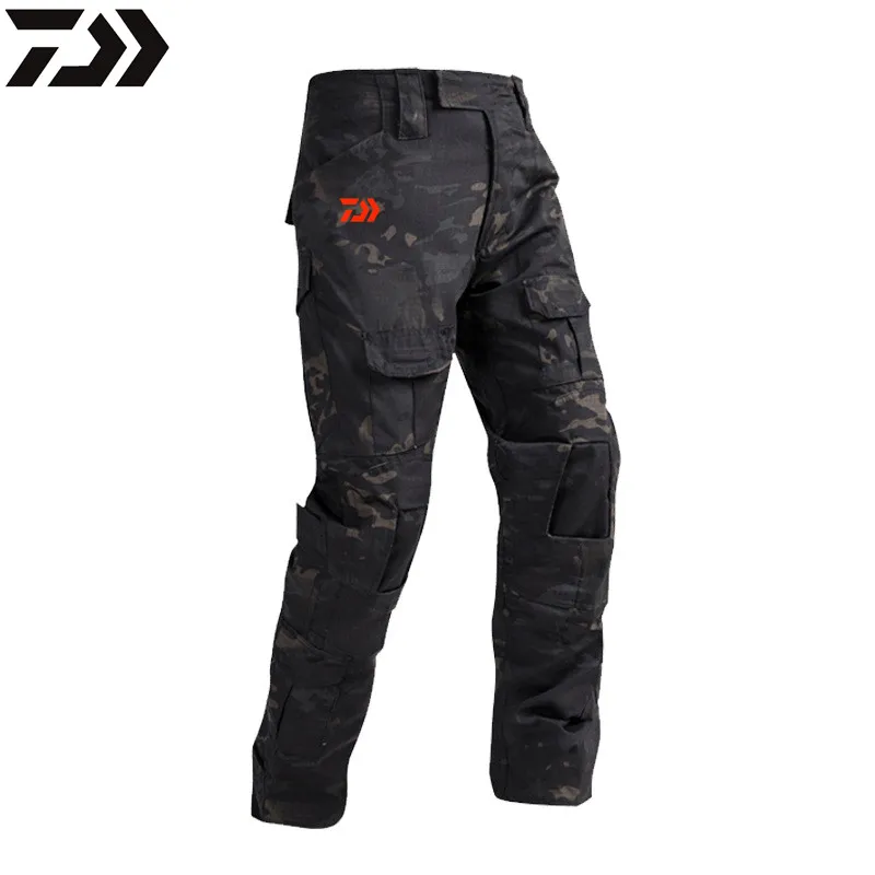 

2021 Daiwa Breathable Waterproof Men's Fishing Pants Camouflage Hiking Hunting Camping Outdoor Wear Thin Spring Fishing Clothes